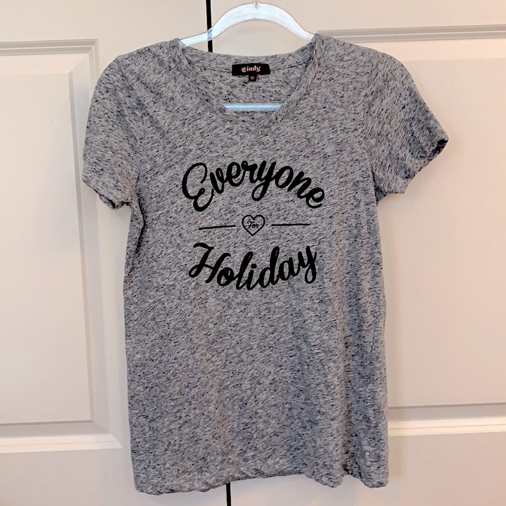 Gray Simple Tee